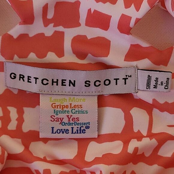 Gretchen Scott Hotsie Totsie Cypher Coral Dress - Picture 6 of 12